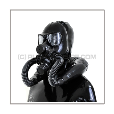 Deluxe PMK-2TA gasmask-zipperhood-system SMELLBAG-2P with neckrespirator-rubbersmell-bag-set